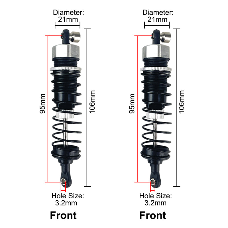 Vrx racing Spare Parts For 1/10th RC Cars RH1011/RH1013 legendary thunder Replacement Parts For RC Truck