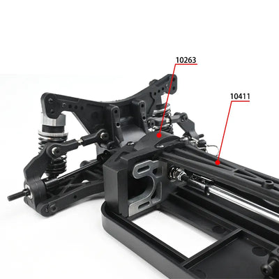 Custom Order: 1/10 Scale RC Chassis Upper Plate & Hardware Replacement Kit