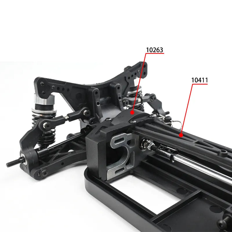 Custom Order: 1/10 Scale RC Chassis Upper Plate & Hardware Replacement Kit