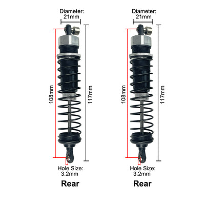 Vrx racing Spare Parts For 1/10th RC Cars RH1011/RH1013 legendary thunder Replacement Parts For RC Truck