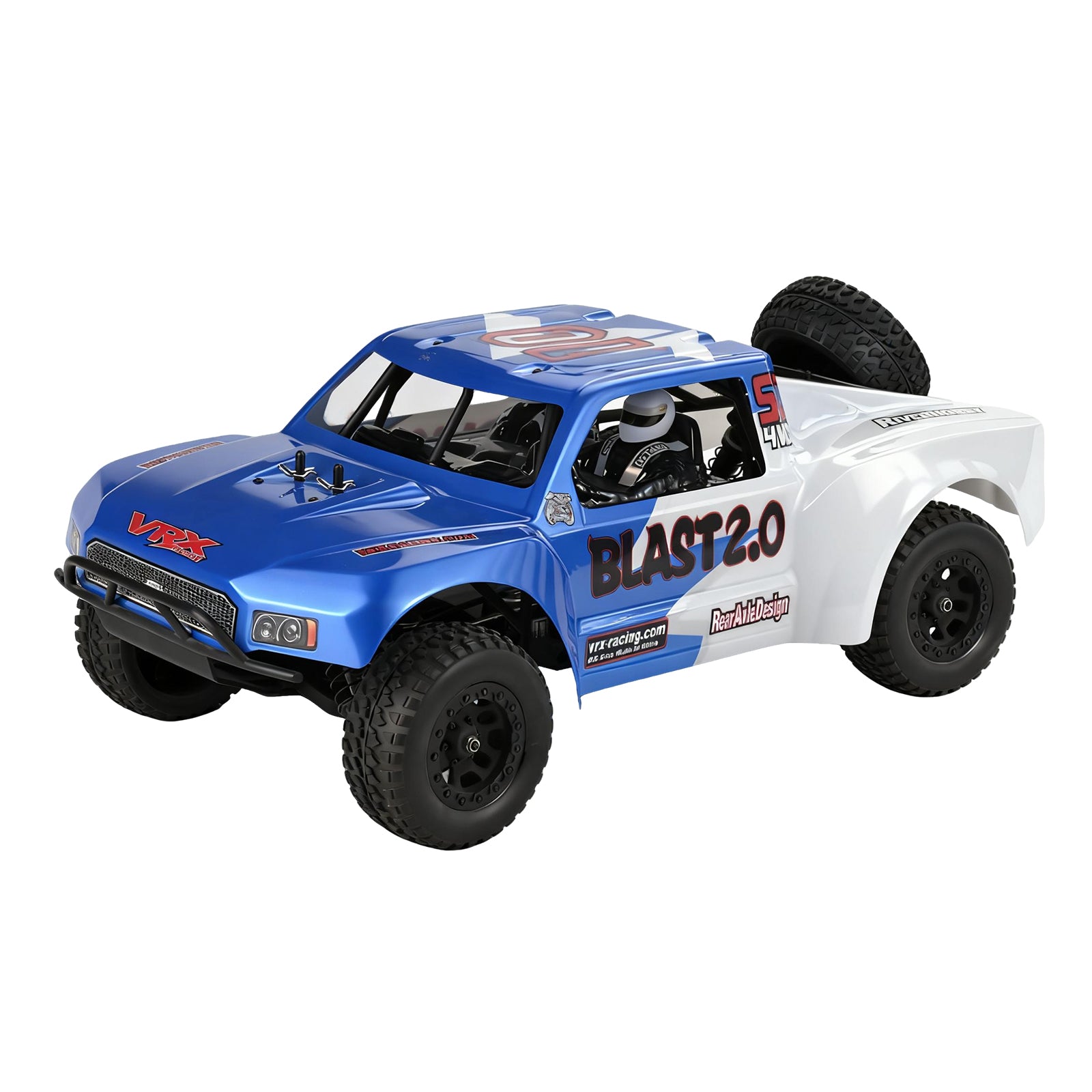 Rc Short Course Racing Blast 1/8 Scale 4WD Off-road Electric RC Short Course Truck 2.4G Brush ...