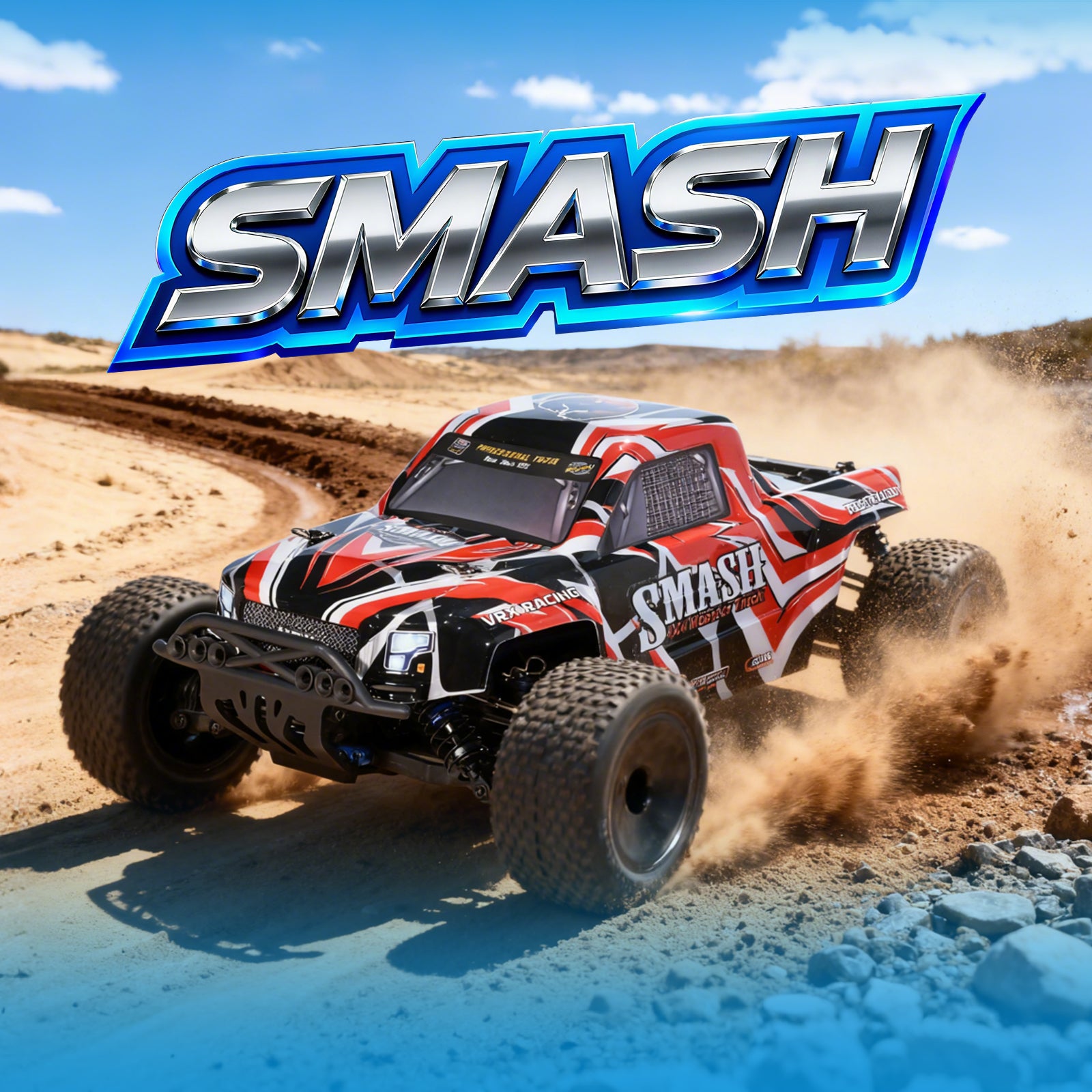 SMASH VRX RACING 1/10 Scale 4WD High Speed Electric RC Car #RH1066