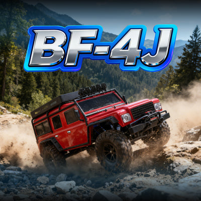 BF-4J Two Speed ​​1/10 Scale 4WD Off-road Electric RC Crawler 2.4G 5CH 3-in-1 Trail RC RTR #RH1055