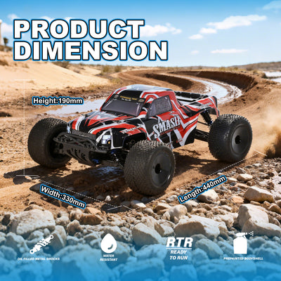[Shipped from US]SMASH VRX RACING 1/10 Scale 4WD High Speed ​​Electric RC Car #RH1066