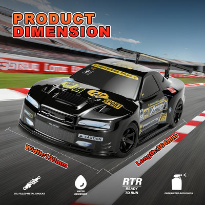 WYVERN 1/10 Scale 4WD On-road Electric RC Touring 2.4G Brushless High Speed RTR #RH1026