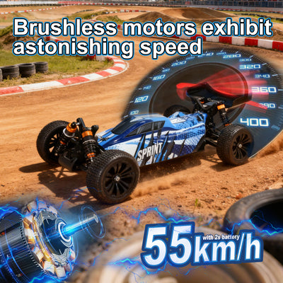 SPRINT 1/10 Scale 4WD Off-road Electric RC buggy 2.4G Brushless High Speed ​​RTR #RH1068