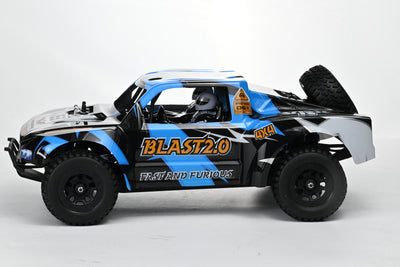[Shipped from USA]Blast 1/8 Scale 4WD Off-road Electric RC Short Course Truck 2.4G Brushless High Speed RTR #RH820