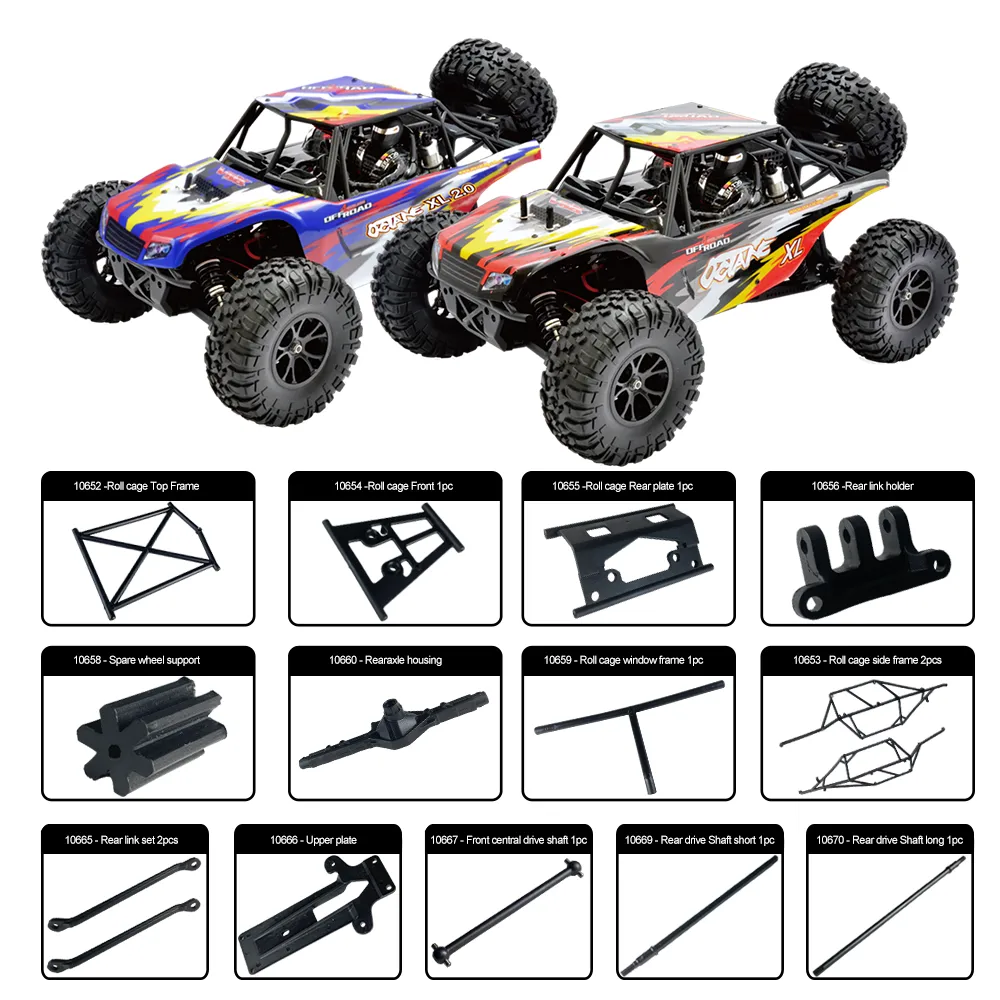 Replacement Parts For Vrx racing 1/10 Scale Octane RC Car RH1043