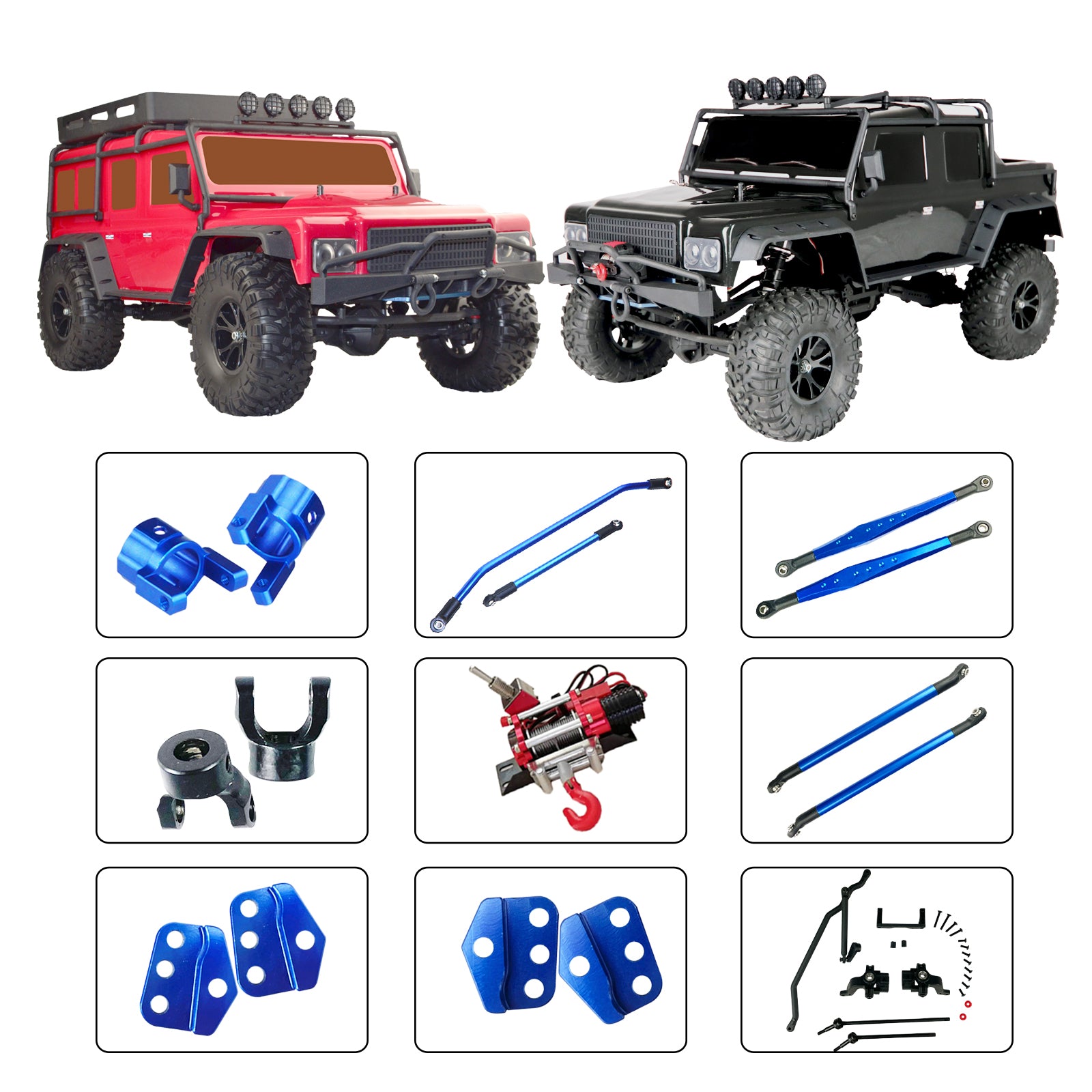 RC Upgrade Parts for Vrx racing 1/10 rc rock crawler rc auto parts for XL CRAWLER